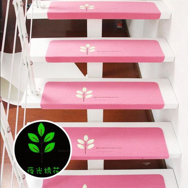 

55*22cm stairs rug stair non-slip luminous mat self-adhesive staircase carpet