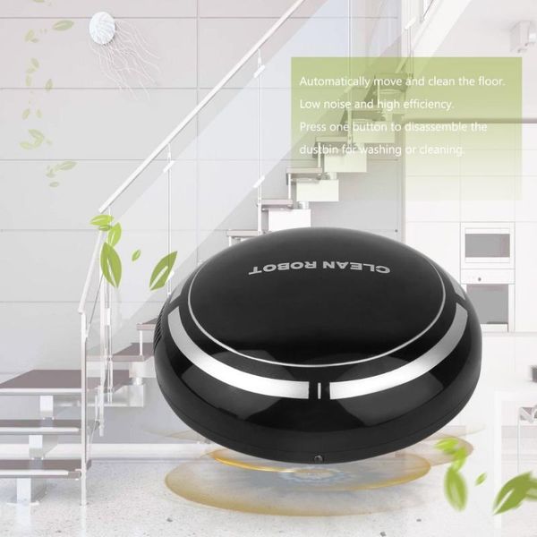 

new mini usb charge electric wireless sweep robot automatic multi-directional round smart sweeping robot vacuum cleaner sweeper