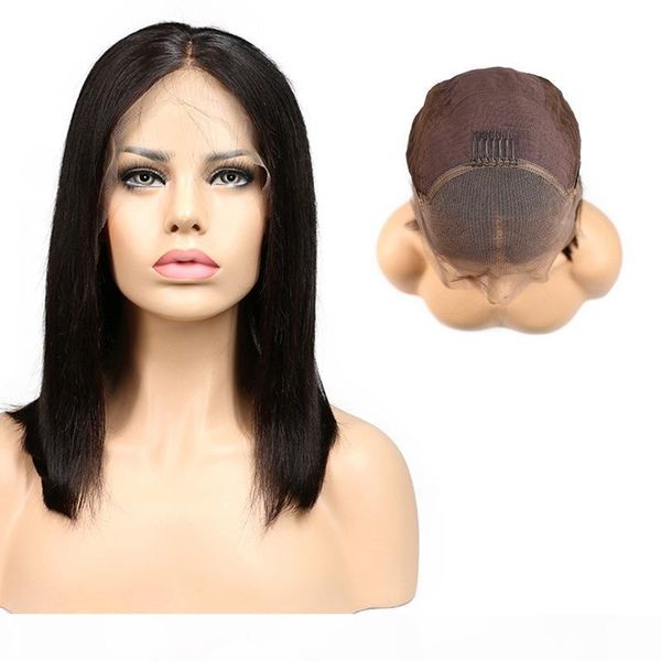 

z&f lace front bob wigs 12 inch lace short wig black fashion style fit everyone selling in us european