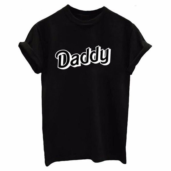 

daddy print women tshirt cotton casual funny t shirts for lady tee hipster drop ship tumblr sb-27, White