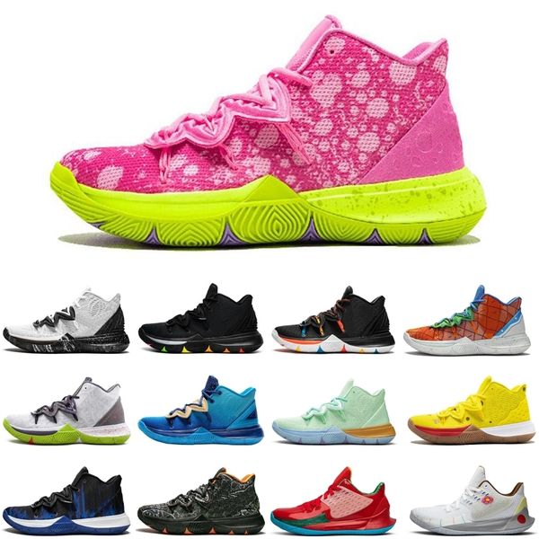 

2020 kyrie irving\rspongebob 5 5s jumpman men basketball shoes friends cny patrick mens trainers sports sneakers size 7-12