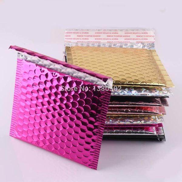 

gift wrap 150*130mm poly bubble mailers aluminum coating adhesive self seal envelopes mailing bags