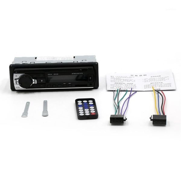 

car mp3 player bluetooth remote control car audio stereo 60wx4 radio 12v 1 din fm transmitter aux usb mp3 mmc wma has mic1