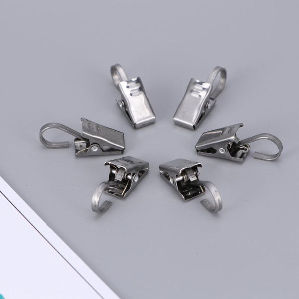 

curtain & drapes 20pcs rustproof drapery ring satin nickel clips with hook