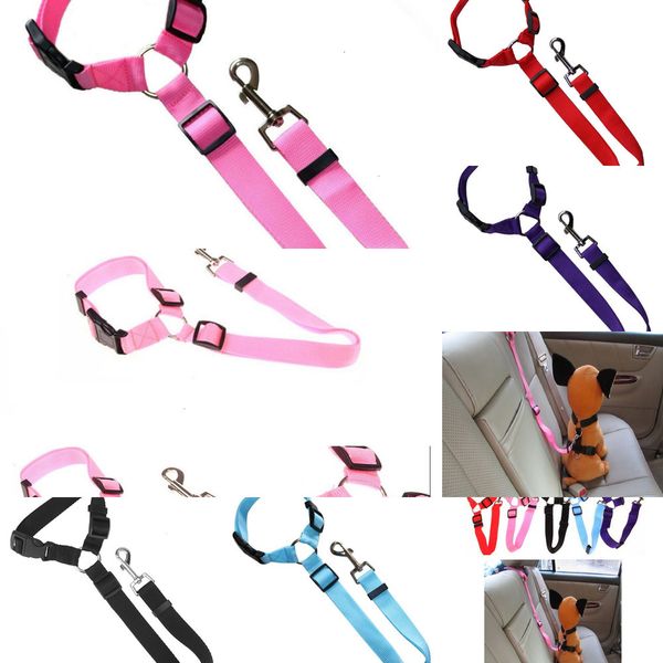 

pet nylon dog dogs cat seat belt strap car headrest restraint safety leads vehicle seatbelt harness 3 ncvok