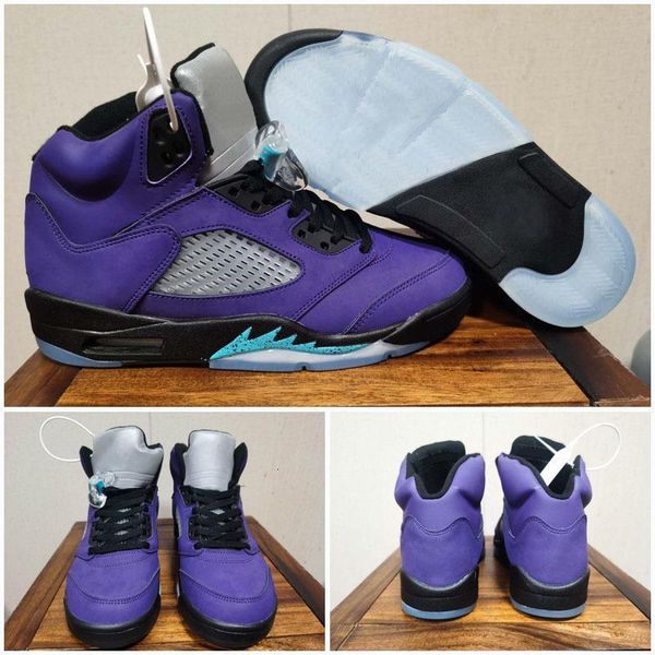 

jumpman 5s 3 alternate mens grape black red purple 1990 30th anniversary men basketball shoes jumpman new 5 suede sport sneaker 36-47