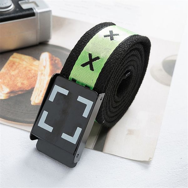 

110cm new canvas elts for men women ip op elt street casl loose waist strap ig qli yellow elt elts #148#763666, Black;brown