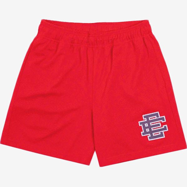 

summer men's fashion brand eric emanuel shorts luxury ee basic short designers newyork city skyline men fitness loose breathable women, White;black