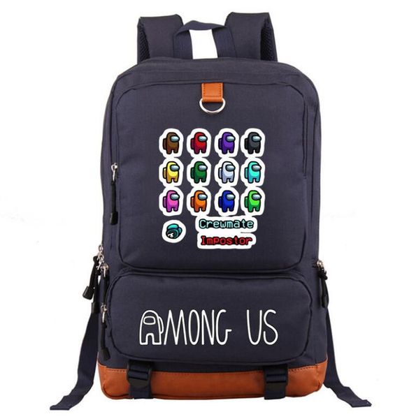 

among us school backpacks shoulder lightweight bag lap fashion large capacity casual travel bag for kids
