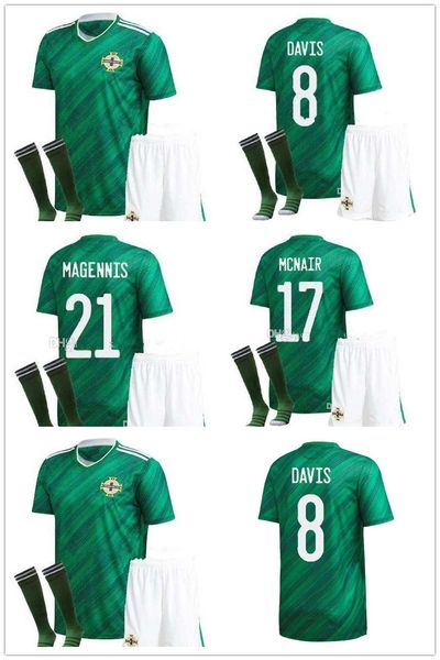 

kids 20 21 northern ireland soccer jerseys kit lafferty euro 2020 2021 davis magennis evans mcnair boyce youth football uniform shirt