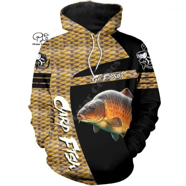 

plstar cosmos new animal bass carp fishing newfashion fisher tracksuit funny 3dprint zipper/hoodies/sweatshirts/jacket 111, Black