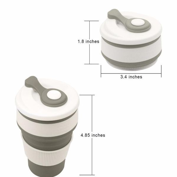 

coffee mugs travel collapsible sile portable tazas for outdoors camping hiking picnic folding office water cups bbyxqa