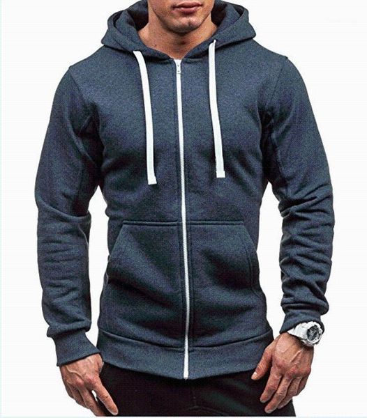 

mrmt 2020 new men's hoodies sweatshirts zipper hoodie men sweatshirt solid color man hoody sweatshirts for male1, Black