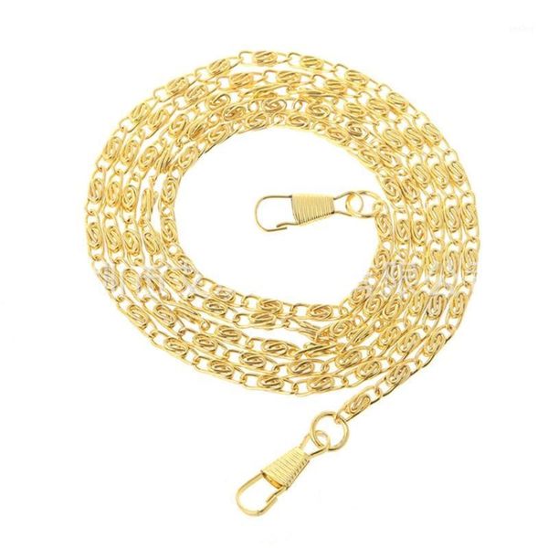 

120cm purse accessories durable metal bag chain fashion replacement retro long hardware handbag strap multi use diy1, Black