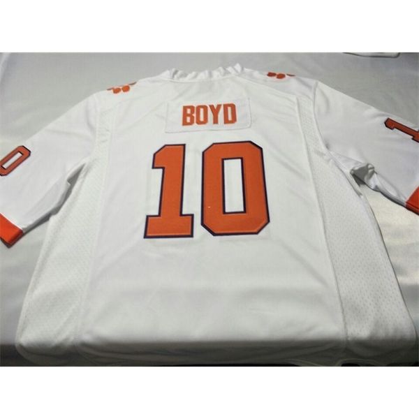 

3740 clemson tigers # 10 tahj boyd orange white college jersey or custom any name or number jersey, Black