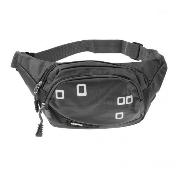 

waist support outdoor sports fanny pack belly bag running cycling belt pouch black bag1, Black;gray