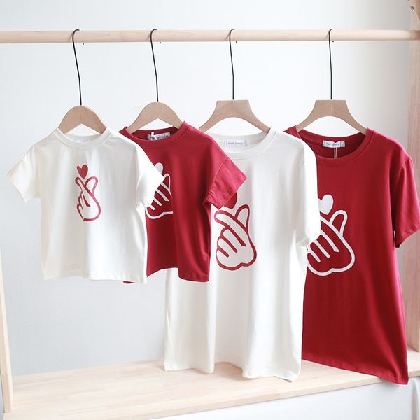

father&mother&baby t-shirt summer family matching outfits .25 lj201111, Blue