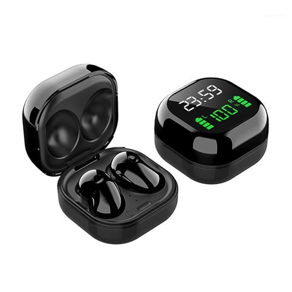 

s6 plus tws earphones bt5.1 wireless earphones with mic time power digital dispaly sports headsets music earbuds for phones1