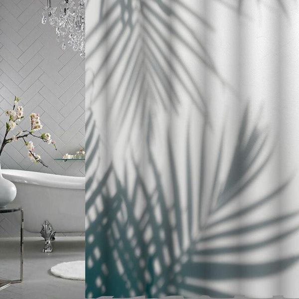 

shower curtains nordic curtain bathroom waterproof mildew-proof partition thicken