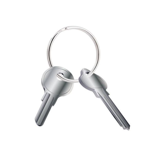

round metal split keyring keychain flat line key holder ring diy key chains accessories keyfob jewelry making findings w qylrji