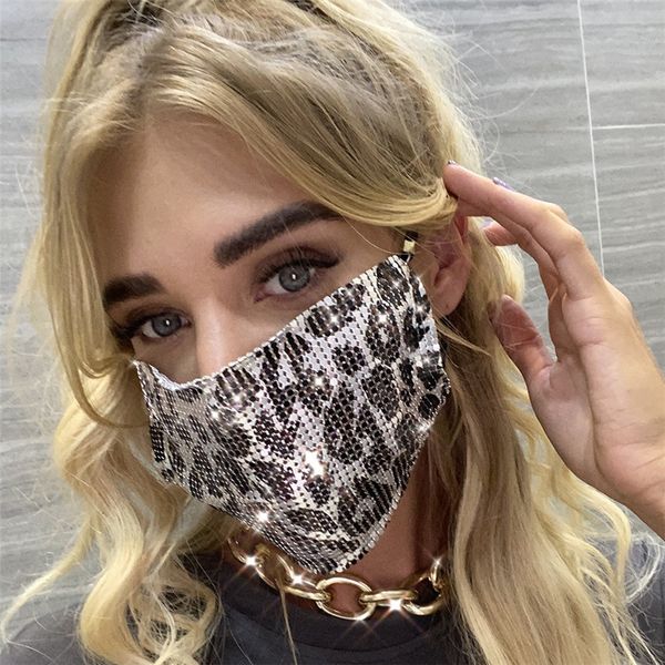 

metal g9q4bling sequin fashion jewelry designer heavy face mask dhl ing