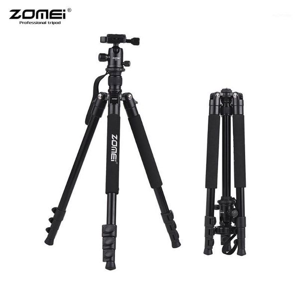 

zomei q555 professional camera tripod 63" lightweight aluminum travel portable camera tripod with ball head quick release plate1