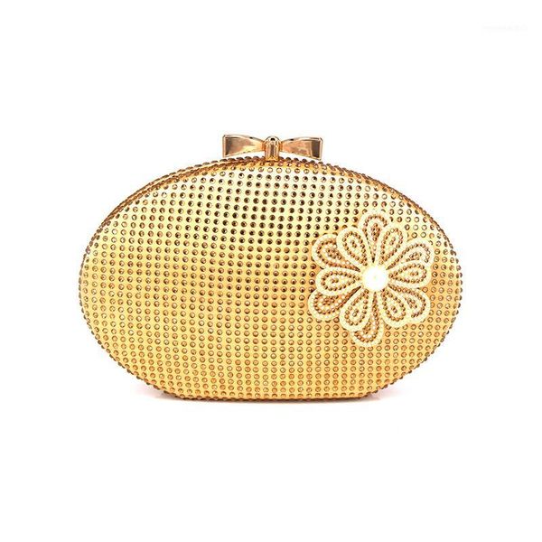 

flower decoration clutch bag party handbag a2111