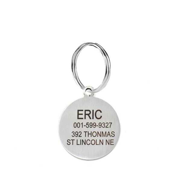 

personalized engraving pet tags stainless steed dog tags two size s l front and back engraving toys gift q wmtsxu