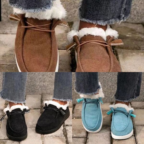 

schbk kids shoes winter children girls cotton warm teenager velvet kids boots snow boots cute metal cotton boot decoration for thicken, Black