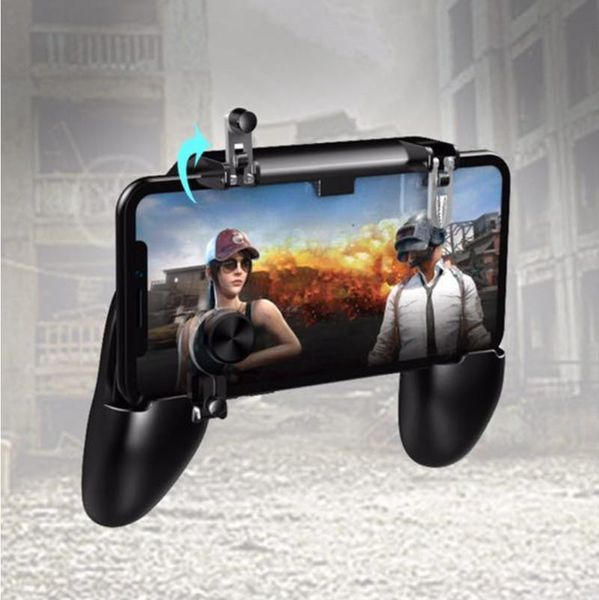 W11 + Pubg Mobile Gamepad Controlador Pubg Wireless Joystick Game Shooter Controller para iPhone Android Samsung Telefone Fast Shipping