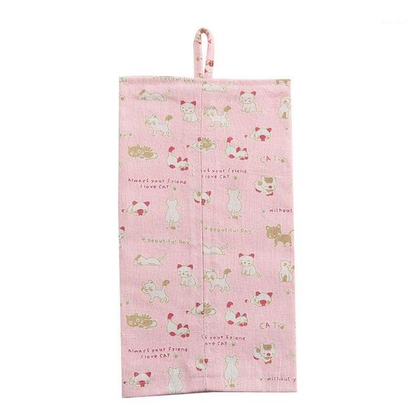 

new cloth tissue bag durable wall hanging home paper napkin holder car tissue storage sf661