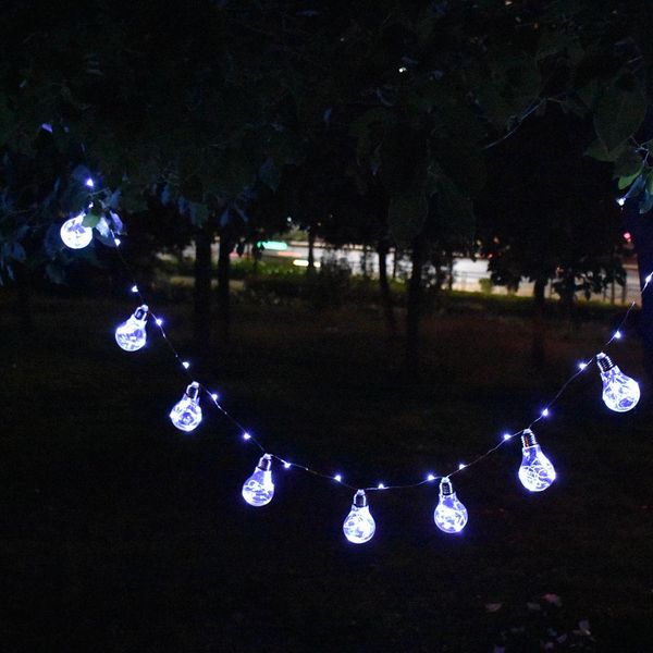 

украшение для дома и сада backyard свадеб творческое шар ясный свет лампы светодиодные лампы fairy медного провода гирлянд кпт wmtvfo