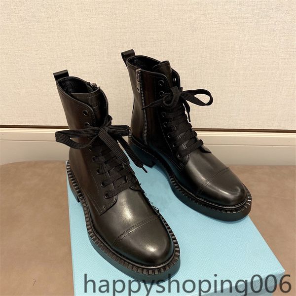 

fashion women's boots winter leather platform women's leisure warm martin shoes and boots women, Black