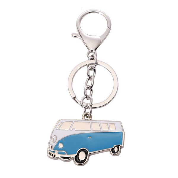 

shipping by dhl 100pcs/lot new metal vintage car shaped keychains bus keyrings for gifts, Silver