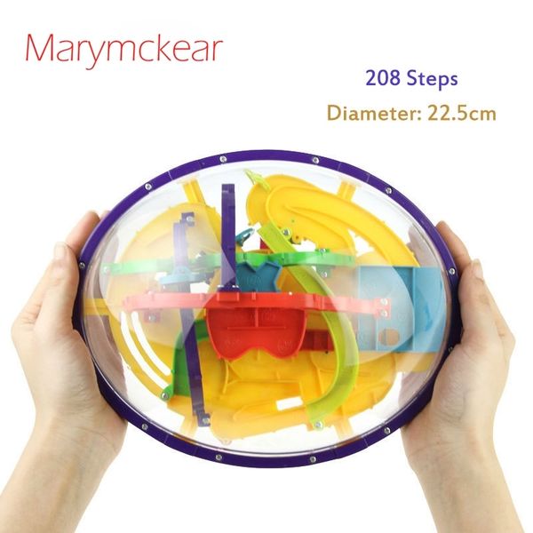 

3d magic maze ball perplexus magical intellect ball educational toys marble puzzle game iq balance toy 208 step y200413