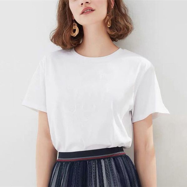 

harajuku white short-sleeved t-shirts women's summer thin women