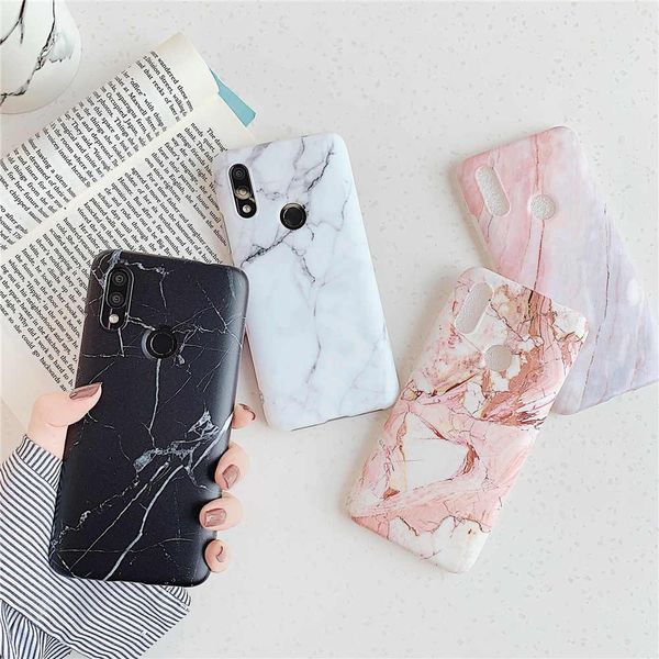 

матовый мраморный кольцо держатель телефон чехол для xiaomi redmi note 8 pro примечание 7 pro чехол мягкий imd силиконовый электроплатущий т