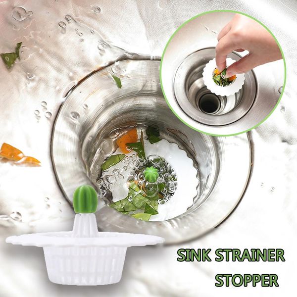 

1pc creative cute replacement fixed home kitchen sink strainer ser waste plug bathroom floor drain cover hair catcher bbyymu
