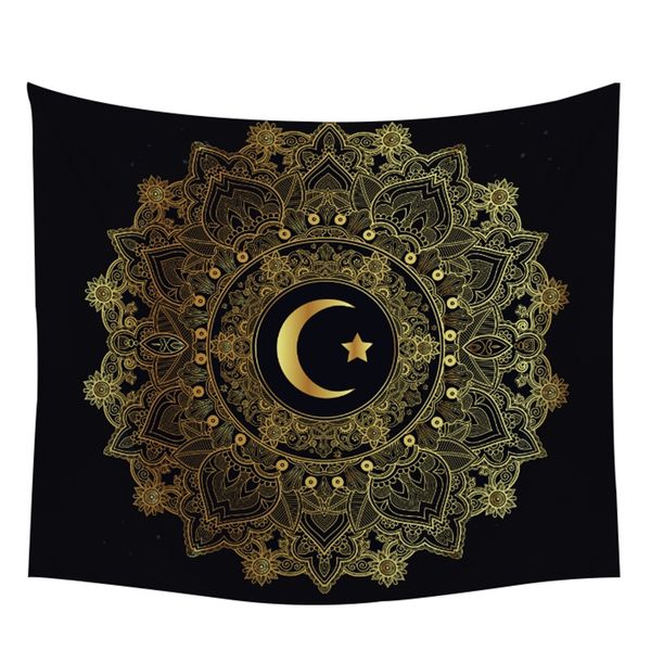 

polyester tapestry mandala bohemia wall hanging geometric moon elephant fashion yoga mats beach towel boho home decor tapestry f wmtdkq