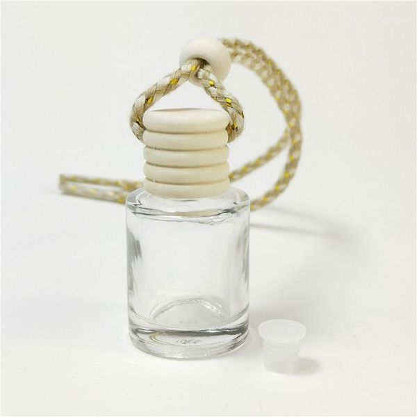 

10ml cylindrical car perfume pendant hanging empty glass bottle 100pcs/lot1
