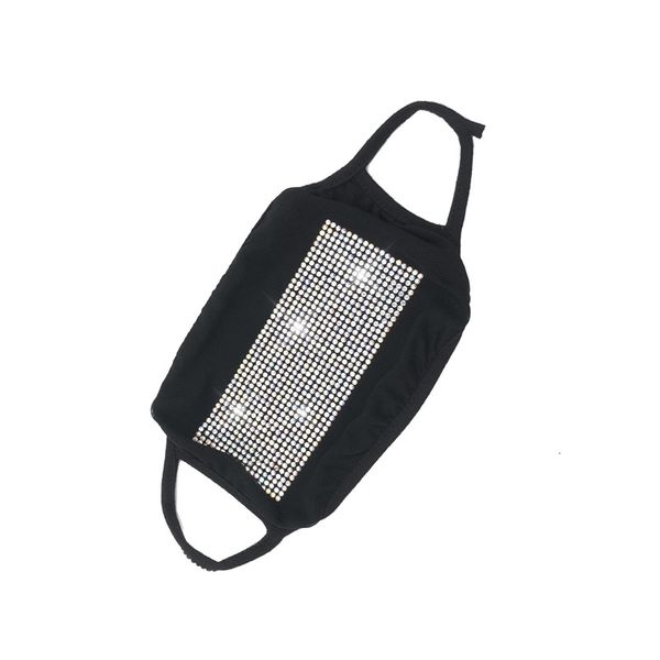 

women jewlery trendy bling for rhinestone face party mask fashion protective pm2.5 dustproof washable reu