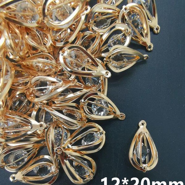 

new diy alloy polygon/water drops charms pendant for necklace jewelry finding accessories sqcedg, Black