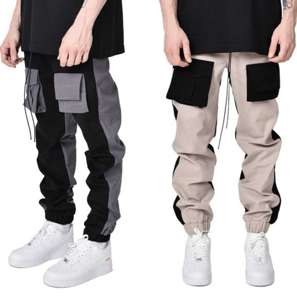 

men's jeans mens winter pants thick warm casual pockets straight-leg trouser plus size s-4xl fashion loose baggy joger worker male, Blue