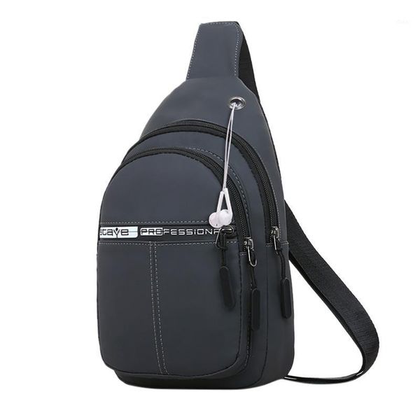 

casual wild solid color chest bag men & woman's waterproof outdoor travel shoulder messenger bag bolsos mujer feminina#501