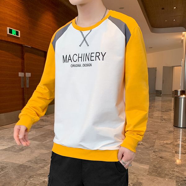 

of casual men long 2020 autumn printed shirt streetwear hoodies slim fit m-4xl big size 3jjv, Black