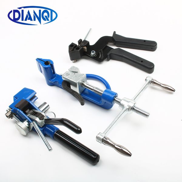 Acciaio inossidabile Cable Tie Gun Pistola in acciaio inox Cavo Cavo Pinza Bundle Tool Tensioning Trigger Cable Gun CutterFresoNerNer Y200321