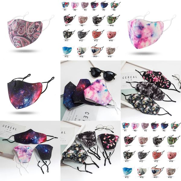 

qr4washable mask anti dust face pm2.5 respirator fashion dustproof reusable ice silk cotton adjustable ear buckle breathabl