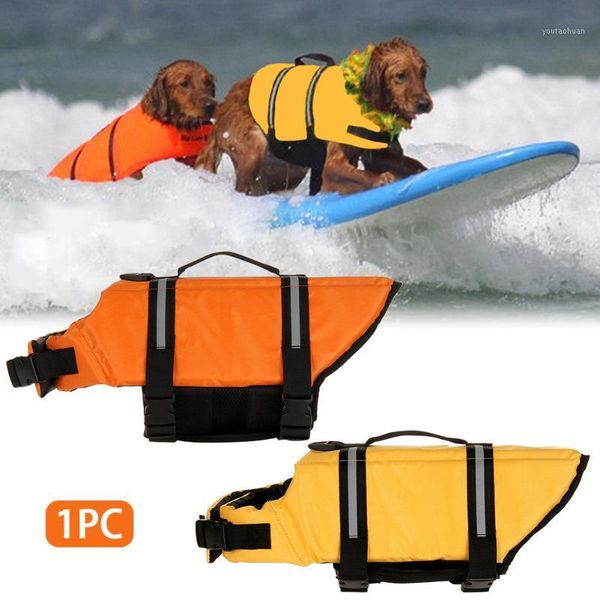 

dog apparel ripsmagic stick life jacket portable pet supplies adjustable size boating reflective vest beach water safety with handle1