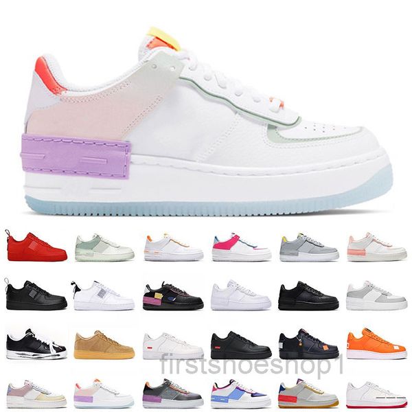 

luxury platform sneakers one 1 womens mens casual shoes force black volt mca university blue forces shadow trainers ask6