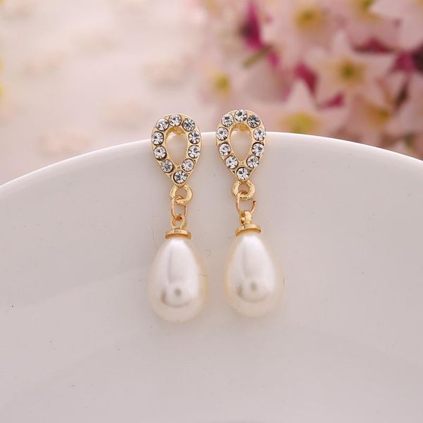 

2021 new pendientes brincos aretes e92 yiwu manufacturers selling hit south korea water pearl earrings accessories wholesale, Silver